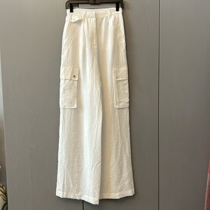RAMY BROOK HIGH RISE WIDE LEG CARGO PANTS